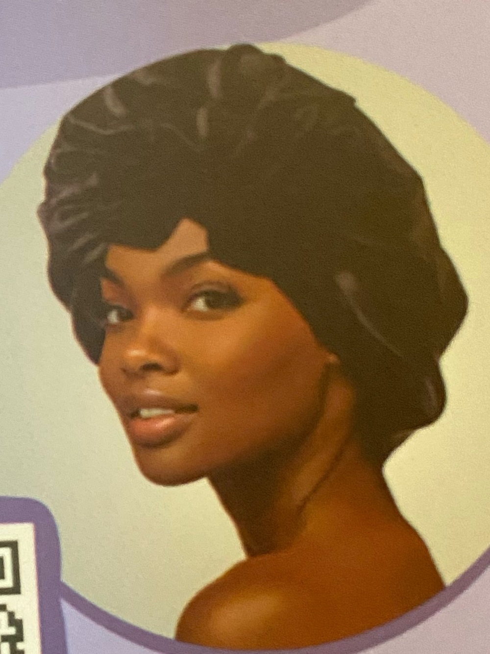 Black Satin Sleep Bonnet - Lightweight Hair Protection